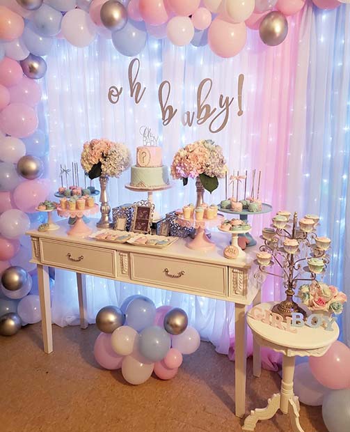 Ιδέα διακόσμησης Gender Reveal Party