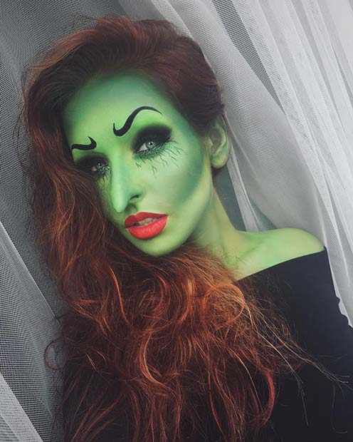 Maquillage De Sorcière Halloween Classique