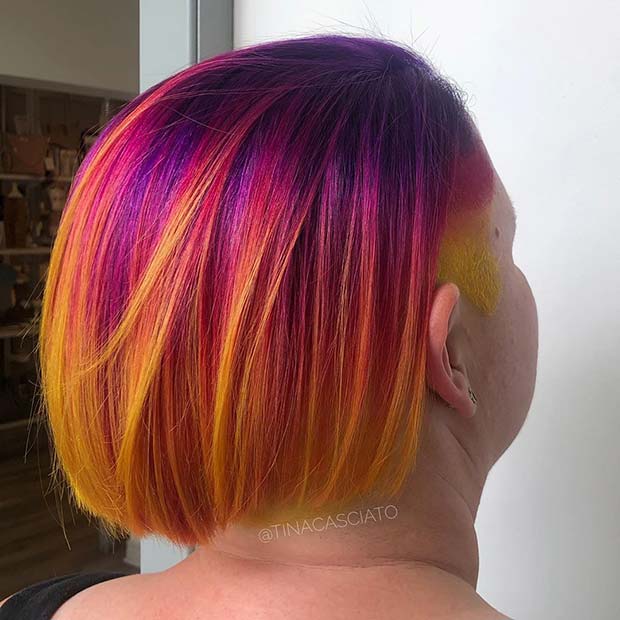 Tropical Undercut Bob