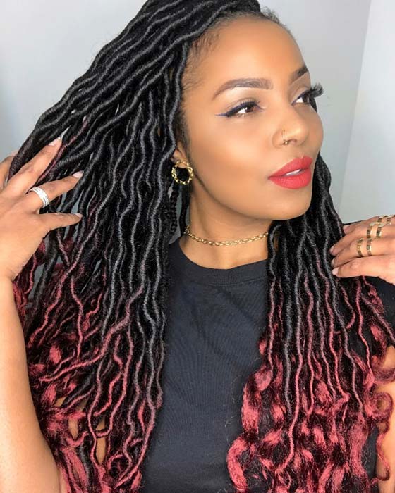 Trendy Ombre Locs