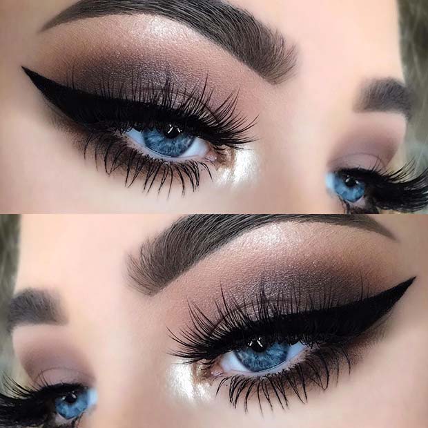 Bold Eyeliner και Brown Smokey Eye