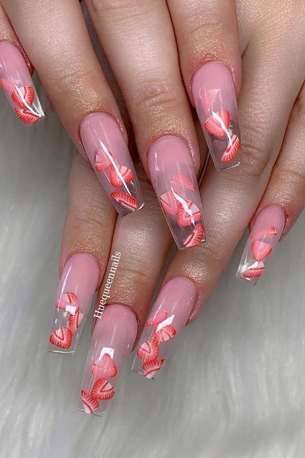 Conception d'ongles de cercueil de fruits