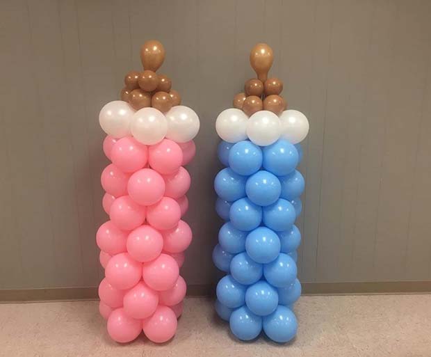 Μπαλόνια για μπουκάλια μωρών