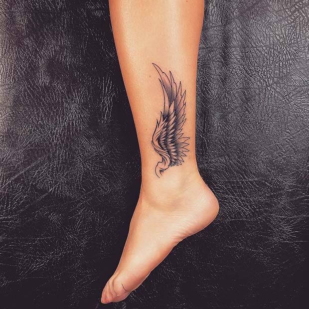 Εκπληκτικό σχέδιο τατουάζ Wing