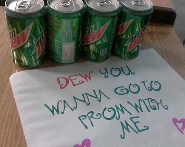 Ιδέα πρότασης Mountain Dew Prom Prom