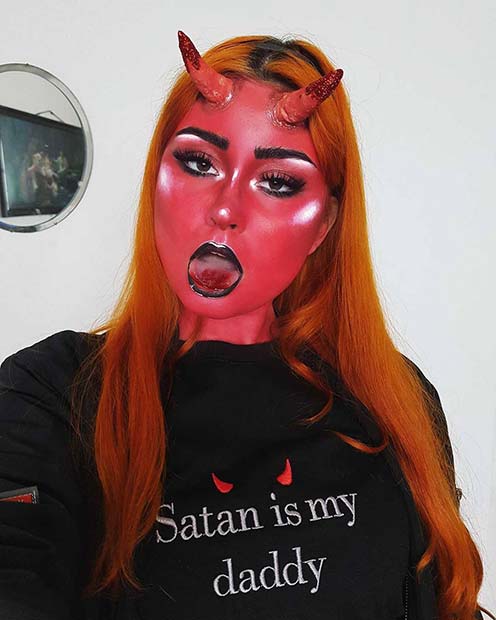 Déguisement Diable Rouge Halloween