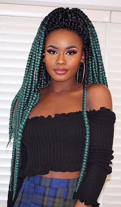 Μακριά, Ombre Twist Braids