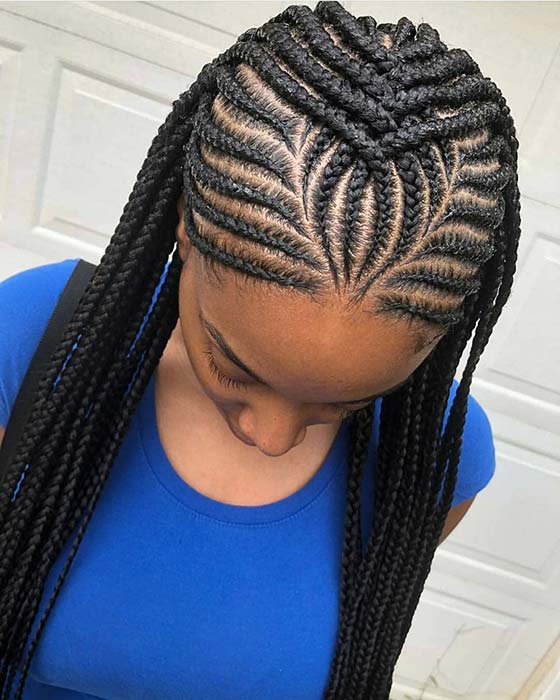 Déclaration faisant des tresses de cornrow