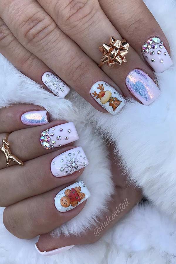 Ongles de fête mignons