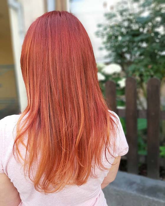 Couleur des cheveux au poivre de Cayenne