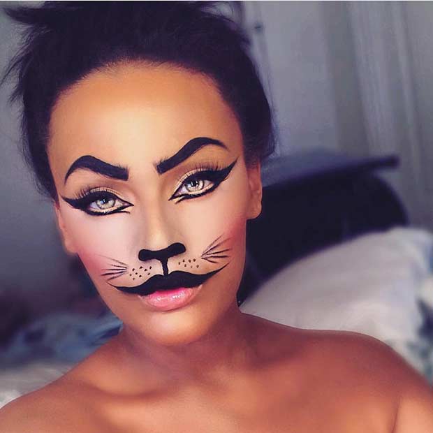 Maquillage Halloween facile pour animaux