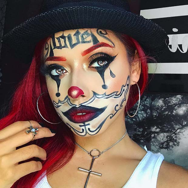 Maquillage Clown Gangster