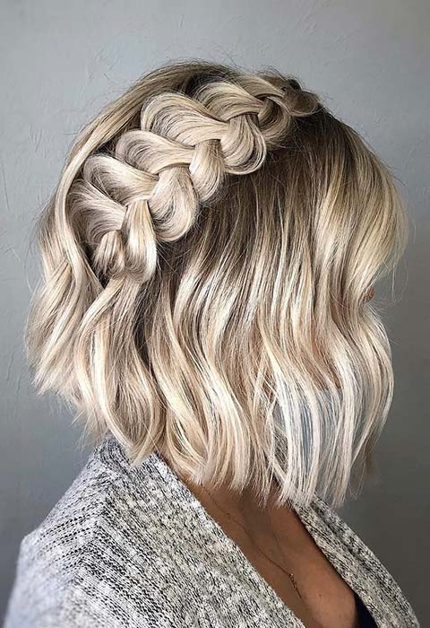 Chunky Dutch Braid for Short Hair