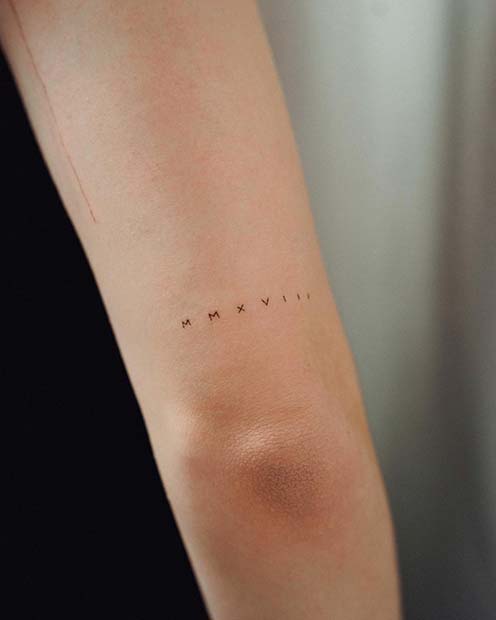 Idée de tatouage minuscule