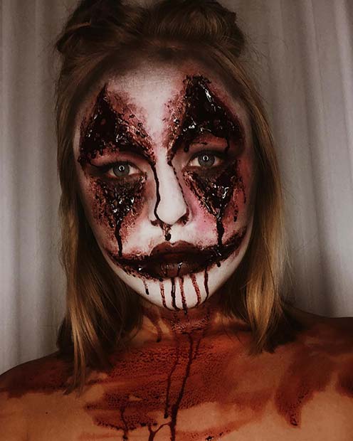 Maquillage De Clown Gore