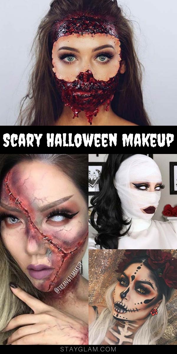 Maquillage Halloween effrayant