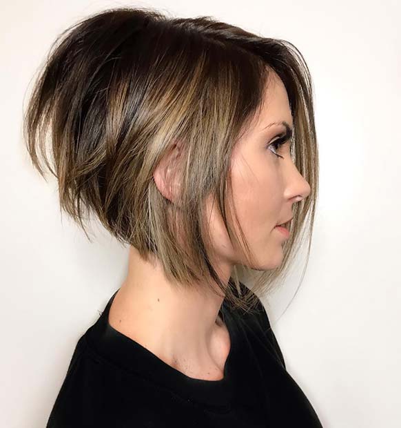 Glamorous Stacked Bob