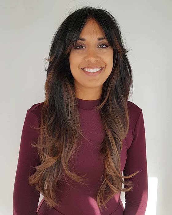 Chic Balayage Hair Idea