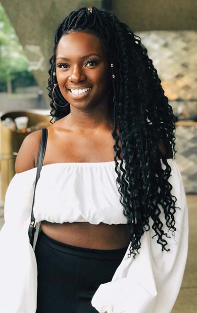 Long Curly Locs