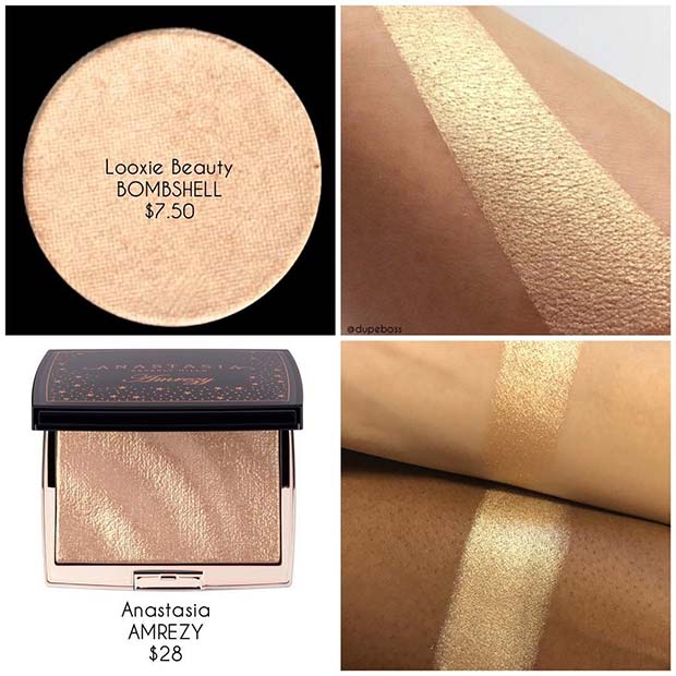 Anastasia Beverly Hills Amrezy Highlighter Dupe