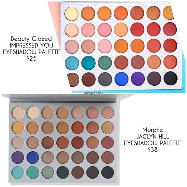 Morphe Jaclyn Hill Palette Dupe