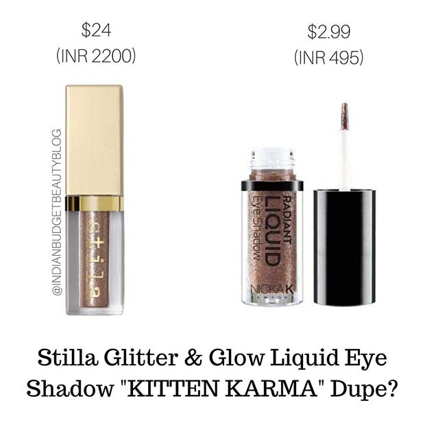 Stila Glitter Liquid Eye Dupe