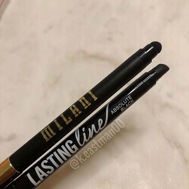 Bare Minerals Lasting Line Long Wearing Eyeliner σε Absolute Black Dupe