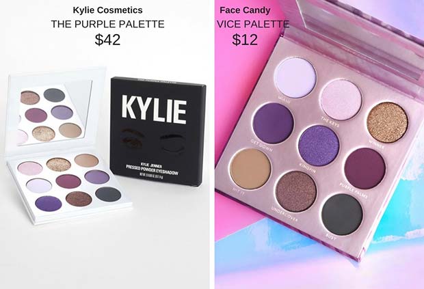 Kylie Cosmetics The Purple Palette Dupe