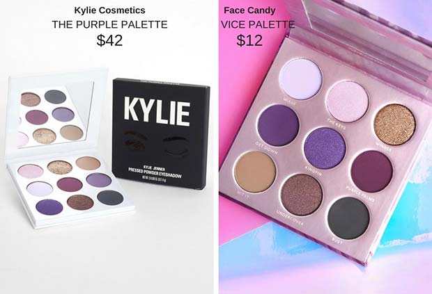 Kylie Cosmetics La Palette Violette Dupe