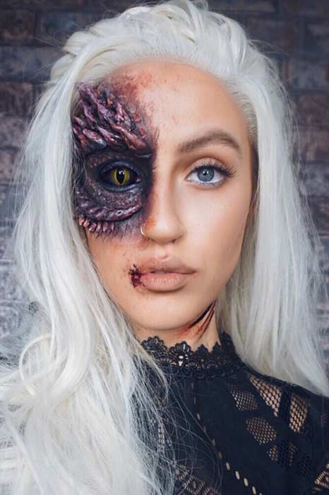 Idée de maquillage pour Halloween Daenerys Targaryen