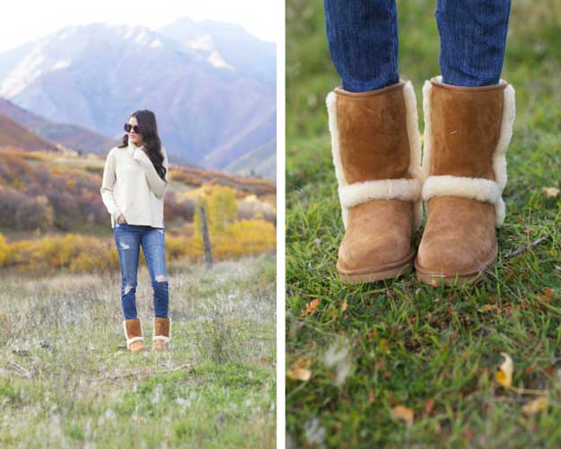 סוודר Ugg Boots Outfit