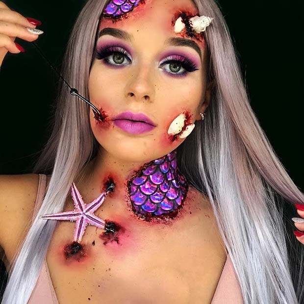 Gory Hooked Mermaid Idea