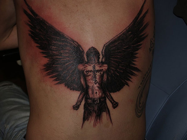 Tatouage de puissance d'ange