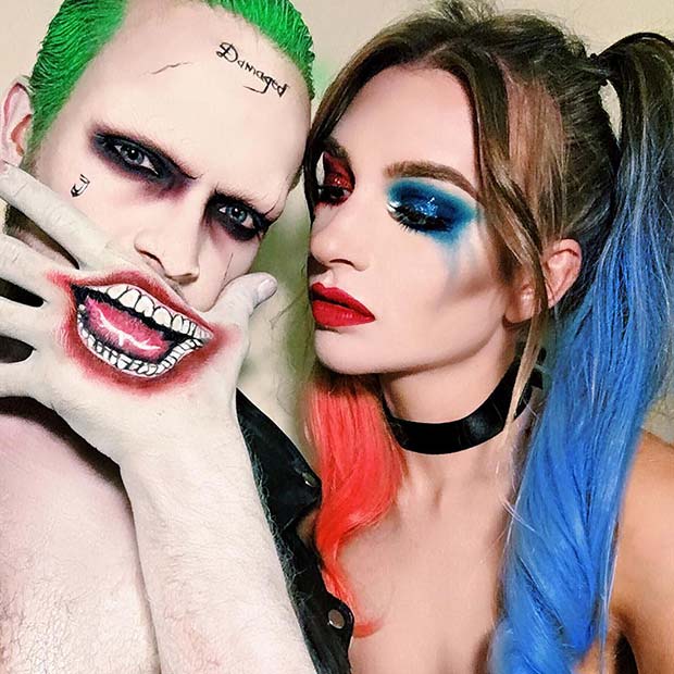 Déguisements Joker et Harley Quinn