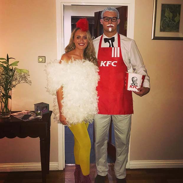 Costume inspiré de KFC drôle