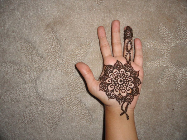 Λουλούδι Henna Design