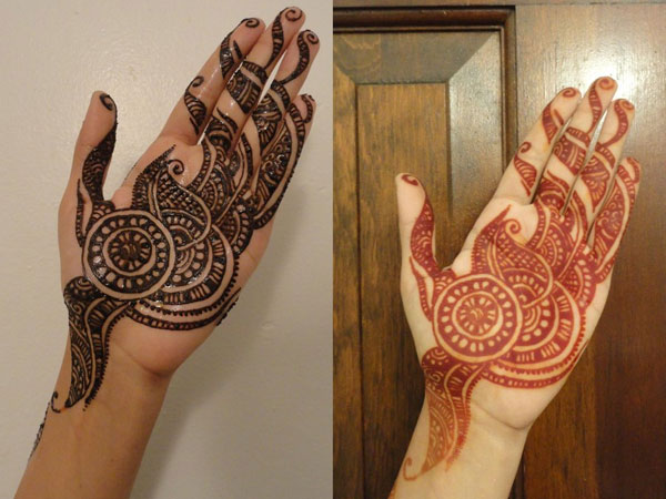 Henna Neat Circles Design