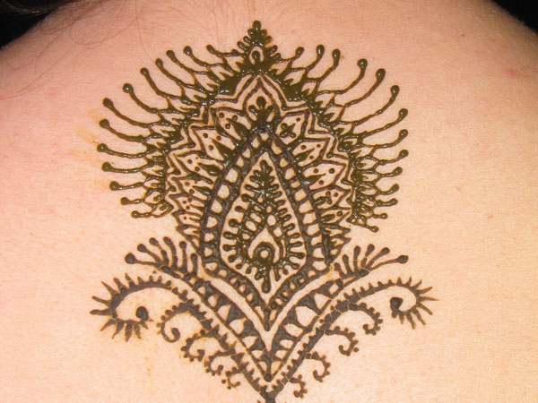 Henna Back Design