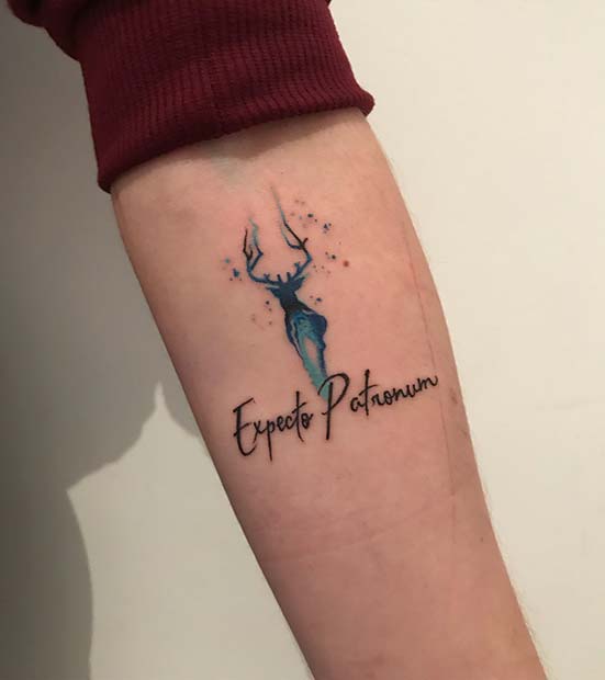 Expecto Patronum Tattoo