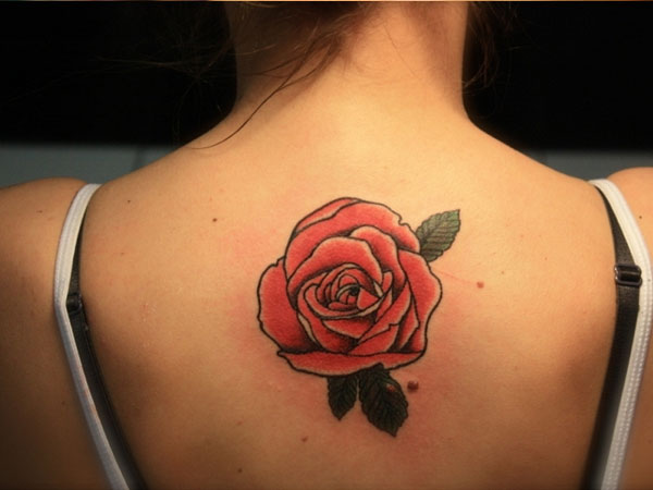 Back Rose Free Tattoo