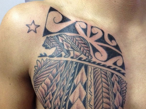 Δωρεάν τατουάζ Bear Tribal