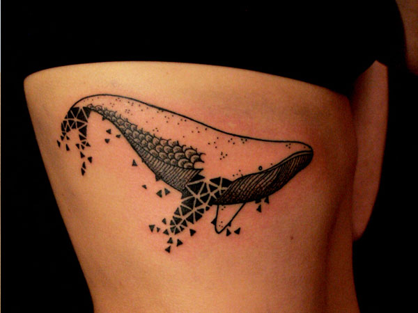 Δωρεάν τατουάζ Whale Neat Design