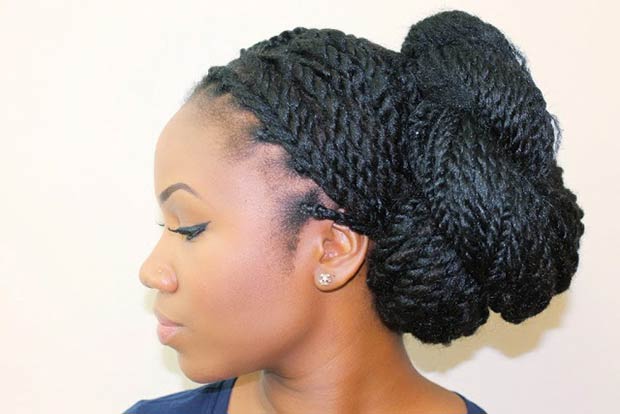 Σενεγαλέζοι Twists Updo