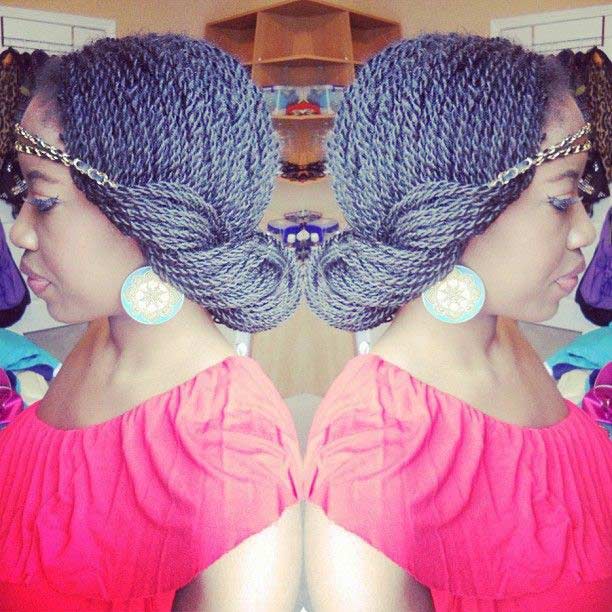 Bandeau Twist sénégalais Updo