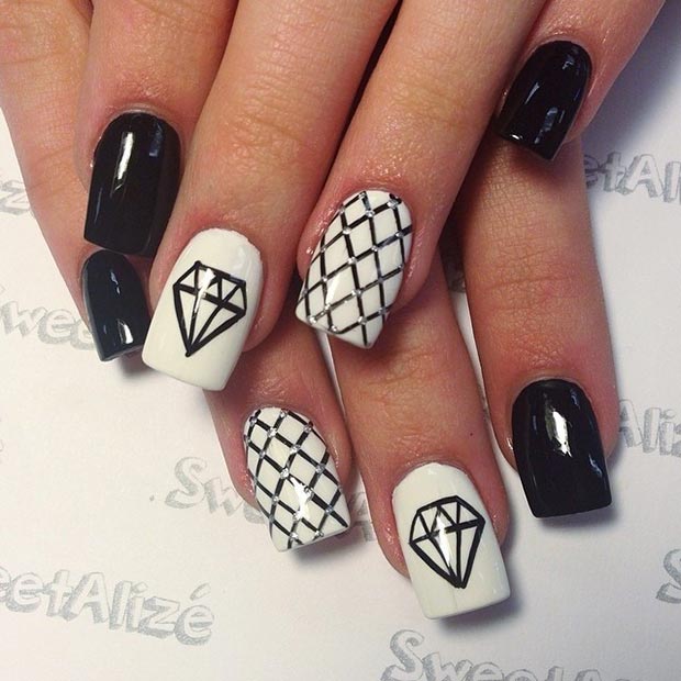 Diamond Nail Design