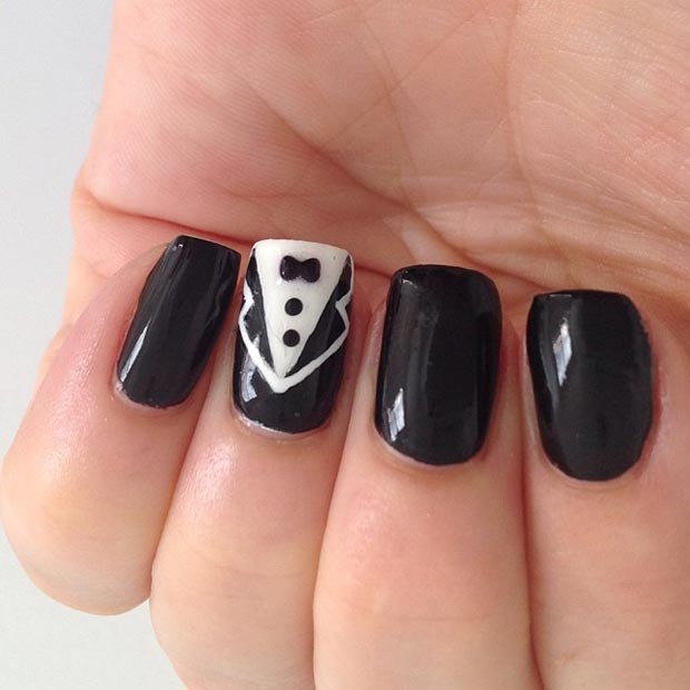 Costume et cravate Accent Nail