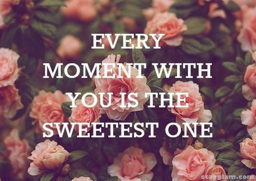 Chaque moment avec vous est le plus doux