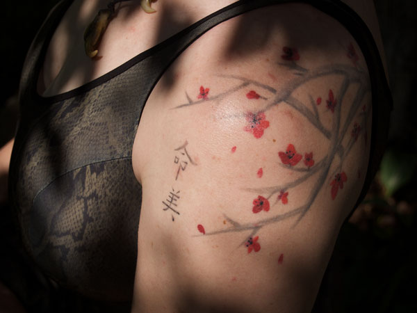 Τατουάζ άνθη κερασιάς