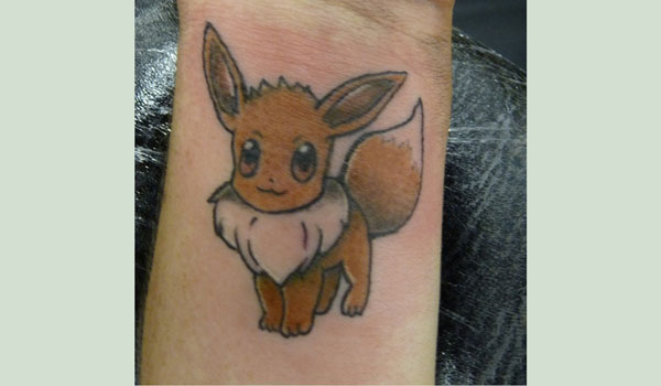 Eevee Wrist Tattoo