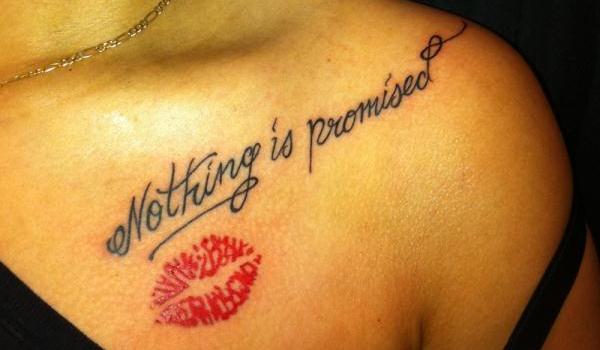 Tatouage de baiser